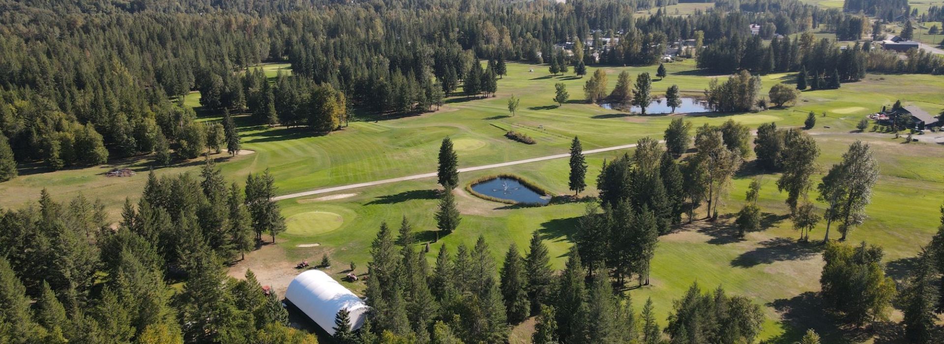 Bird's Eye View of Golf Course